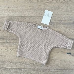 New Zara mini blush sweater 1-3 month